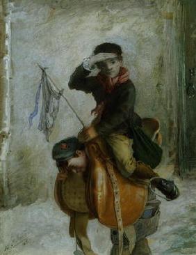 The Young Cavalryman (w/c on paper) 1894