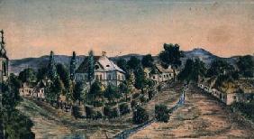 View of a Country Village c.1830  on
