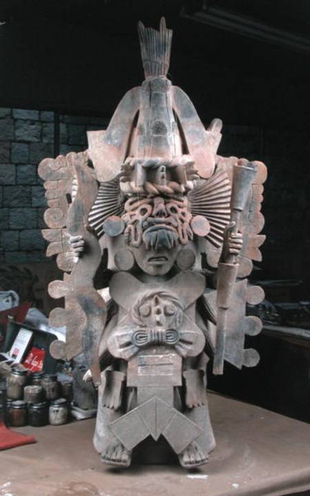 Votive Vessel with an image of Napatecuhtli von Aztec
