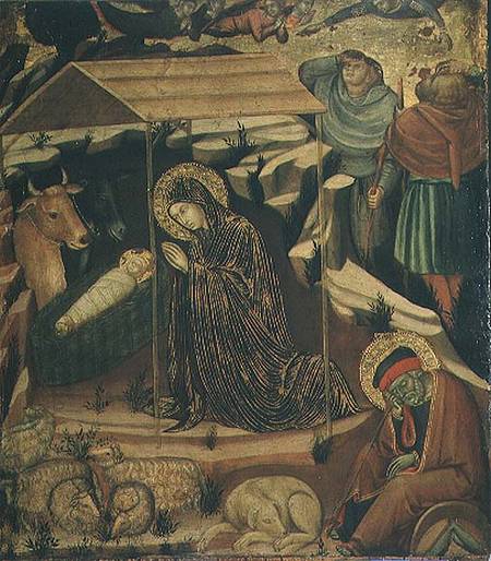 Adoration of the Shepherds von Barnaba da Modena