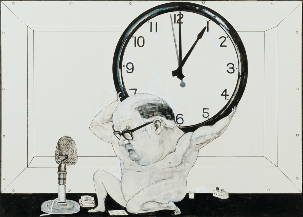 Portrait of William Hardcastle, illustration for 'The Radio Times' von Barry  Fantoni