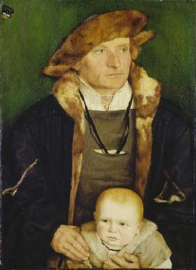 Bildnis des Hans Urmiller mit seinem Sohn