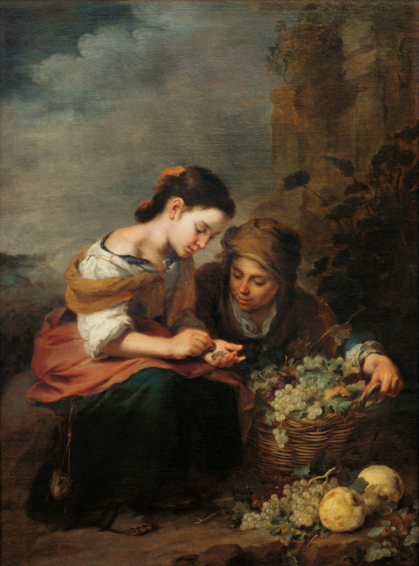 Die kleine Obsthändlerin von Bartolomé Esteban Perez Murillo