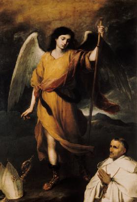 Erzengel Raphael mit Bischof Domonte