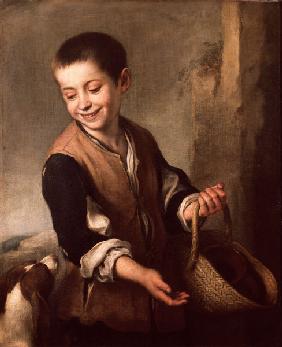 Murillo / Boy with Dog / Paint./ c.1660