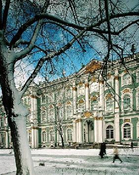 View of the South Facade of the Winter Palace, from Palace Square 1754-62