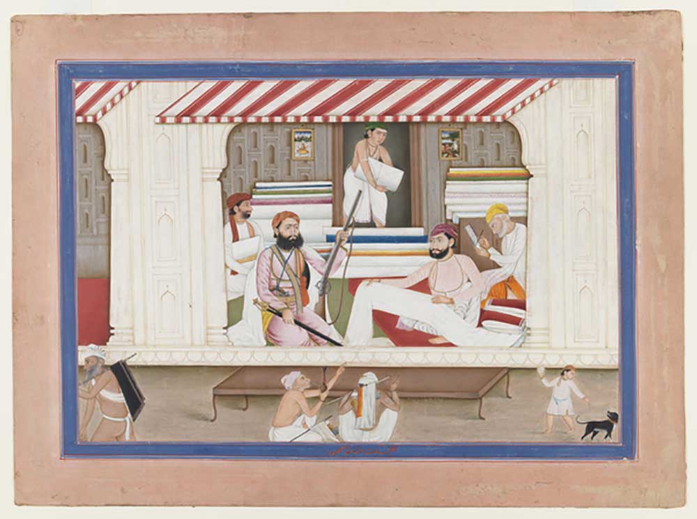 Tuchhändler, um 1850 von Basarat
