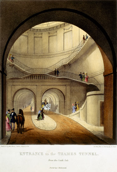 Entrance to the Thames Tunnel von B.Dixie