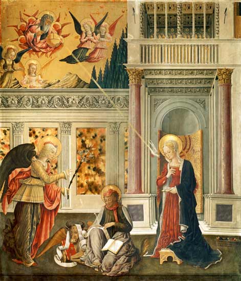 The Annunciation von Benedetto Bonfigli