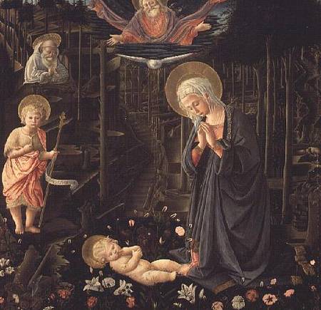 Madonna and Child, from the Chapel of the Magi von Benozzo Gozzoli