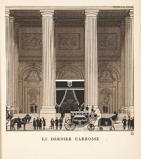 Le Dernier Carrosse, aus einer Sammlung von Modetellern, 1920 1920