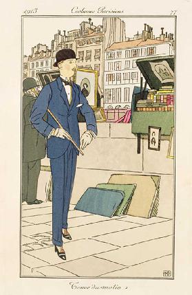 Morgenanzug aus Costumes Parisiens, 1913 1913