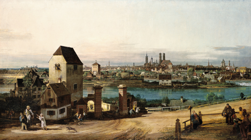 München, von Haidhausen aus gesehen von Bernardo Bellotto
