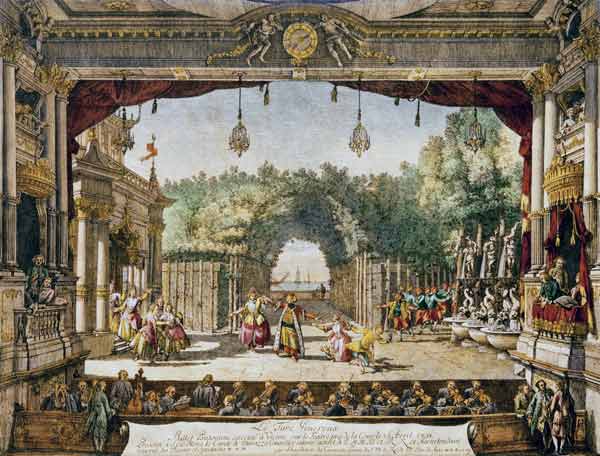 Szenenbild, Les Turcs généreux von Bernardo Bellotto