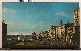 Ansicht der Via di Ripetta in Rom Um 1742-17