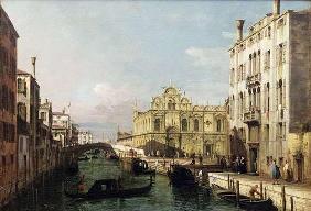 Rio dei Mendicanti and the Scuola di San Marco, c. 1740 (oil on canvas) 13th
