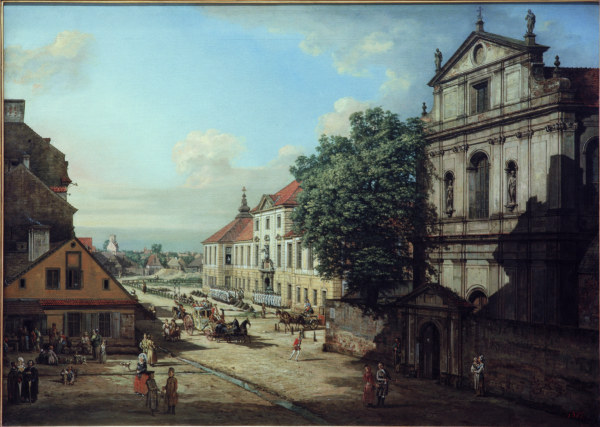 Warschau,  Brigittinnenkirche von Bernardo Bellotto