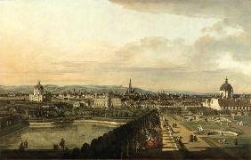 Wien vom Belvedere aus 1758/1761