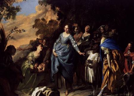 The Finding of Moses von Bernardo Cavallino