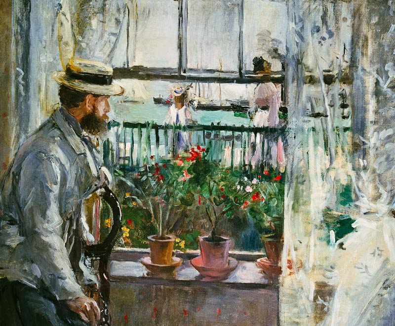 Eugene Manet auf der Insel Wight. von Berthe Morisot