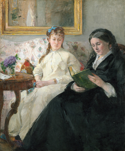 Portrait of the Artist's Mother and Sister von Berthe Morisot