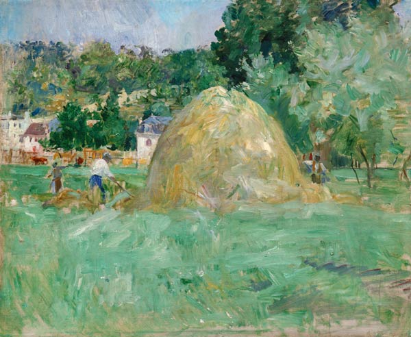 Heuhaufen am Bougival von Berthe Morisot