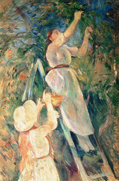 The Cherry Picker von Berthe Morisot