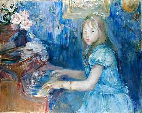 Lucie Leon at the Piano 1892