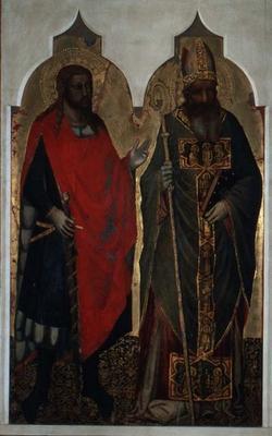 St. Julian and St. Zenobius (tempera on panel) 1802
