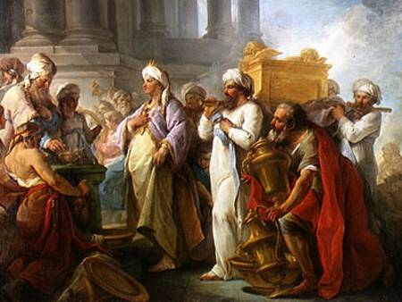 Solomon Before the Ark of the Covenant von Blaise Nicolas Le Sueur
