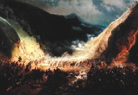 Battle at the Rotenturm canyon 1871