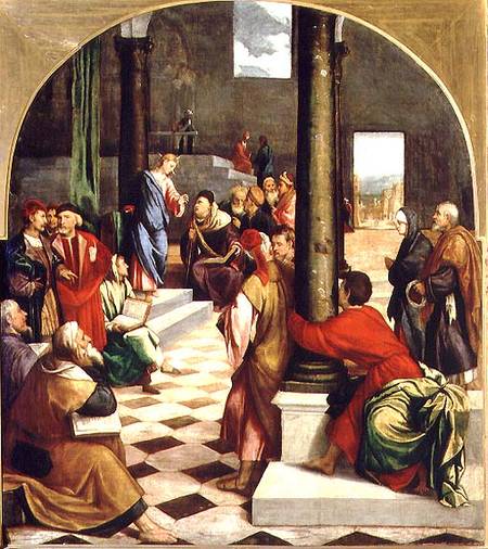 Christ Among the Doctors von Bonifacio  Veronese