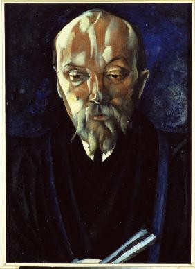 Porträt des Malers Nicholas Roerich (1874-1947) 1917