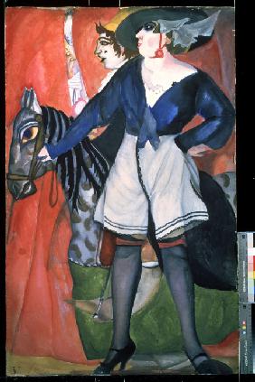 Zirkusartistin 1917
