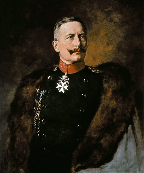 Portrait von Kaiser Wilhelm II (1859-1941)  von Bruno Heinrich  Strassberger 