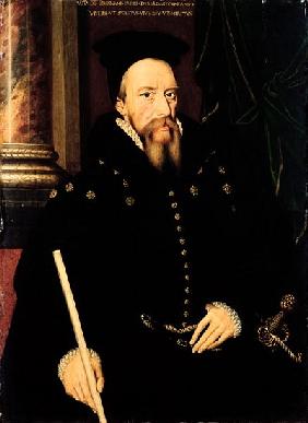 Portrait of William Cecil, 1st Baron Burghley (1520-98) Lord High Treasurer
