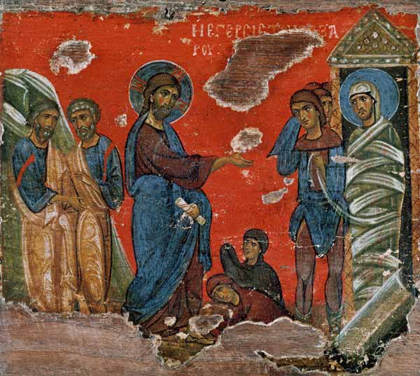 The Raising of Lazarus von Byzantine School