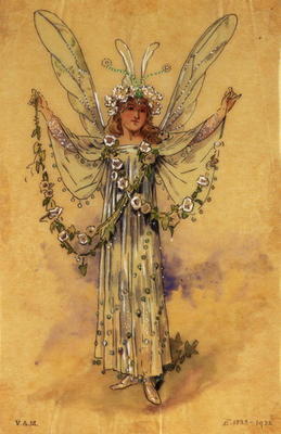 The Bindweed Fairy, costume for A Midsummer Night's Dream, produced by R. Courtneidge for the Prince von C. Wilhelm
