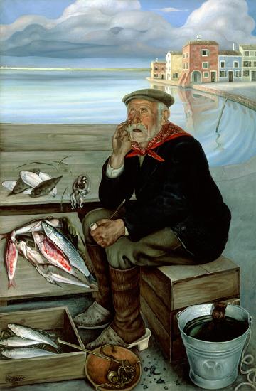Venditore di pesce 1925