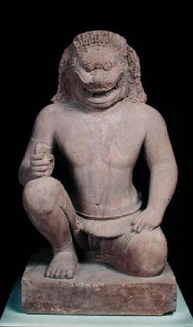 Lion-headed guardian, Banteay Srei Style c.967
