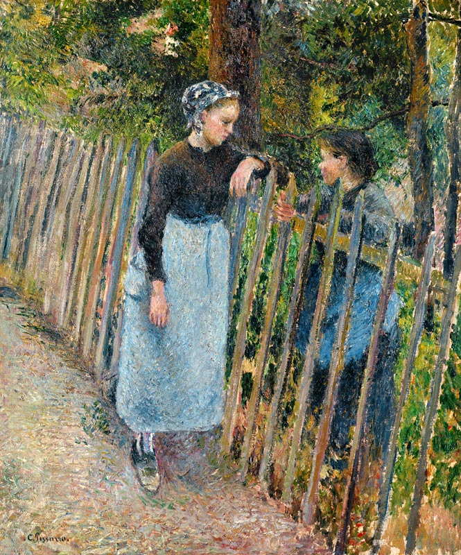 Das Gespräch von Camille Pissarro