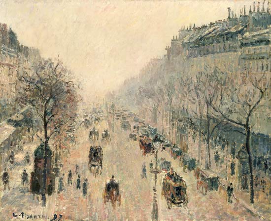 Boulevard Montmartre von Camille Pissarro