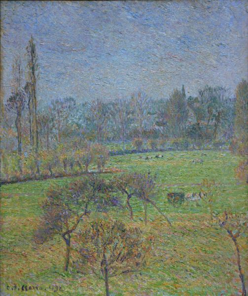 C.Pissarro, Morgen, Herbst, Eragny von Camille Pissarro
