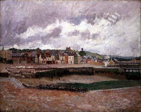 Dieppe, the Duquesne Basin von Camille Pissarro
