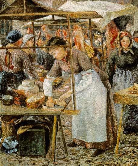 Die Metzgersfrau von Camille Pissarro