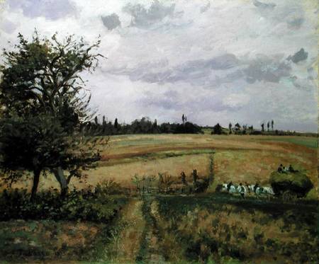 Landscape at Pontoise von Camille Pissarro