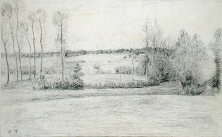 Landscape with Trees von Camille Pissarro