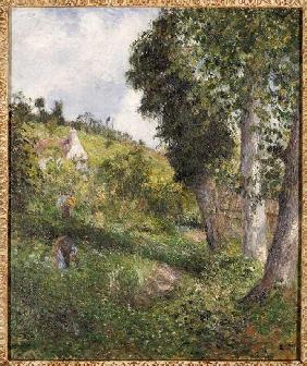 Landschaft mit Gemüsefeld bei Pontoise Um 1878