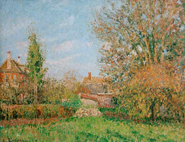 Herbst in Eragny von Camille Pissarro