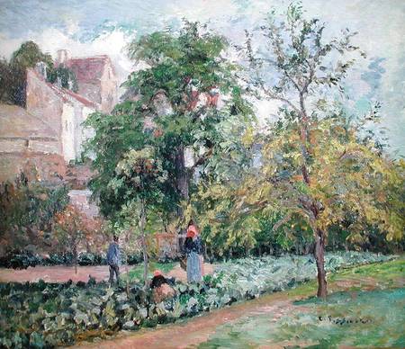 Orchard at Maubisson, Pontoise von Camille Pissarro